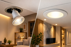 لمبات GU10 أم وحدات LED المدمجة؟ أيهما أفضل للمنزل؟