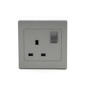 Noorco Plus 13A Socket with Gery Switch