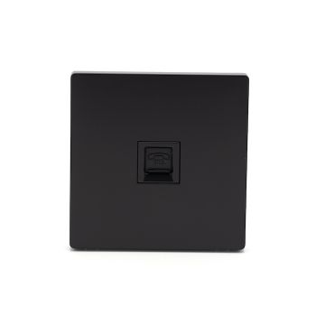 Noorco Plus Black Telephone Switch