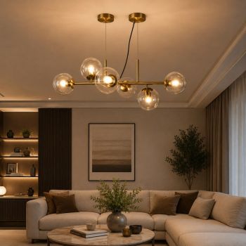 ثريا مودرن نحاسي *اذرع 6 *E27