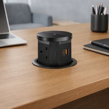 فيش مكتبي مخفي متعدد المخارج