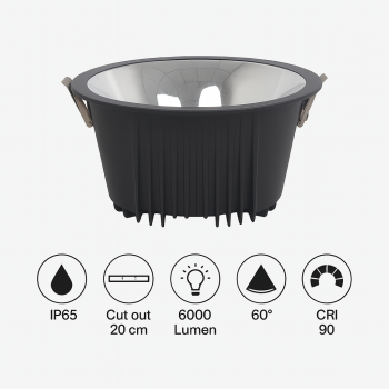 Noorco Weatherproof Downlight – 80 Watts