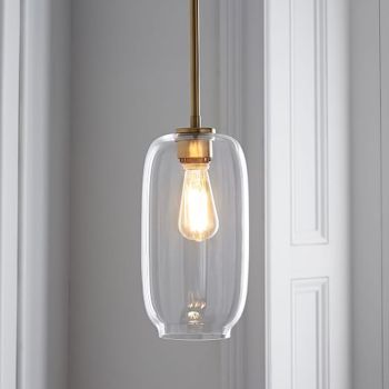 Modern chandelier hanging 1 bulb