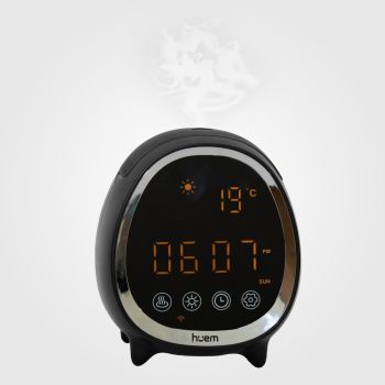 Mishka Tech Smart Air Perfume - Wi -Fi - Black with an hour