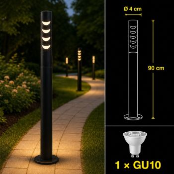 عامود حديقة نحيف 90 سم بدون لمبة 