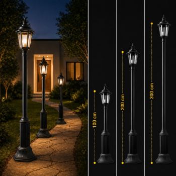 عامود حديقة كلاسيكي متاح بعدة مقاسات