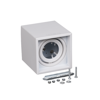 Frame 7cm MR 16 Square  -White