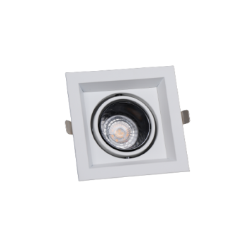 Single BG Anti-glare Frame MR16 - White