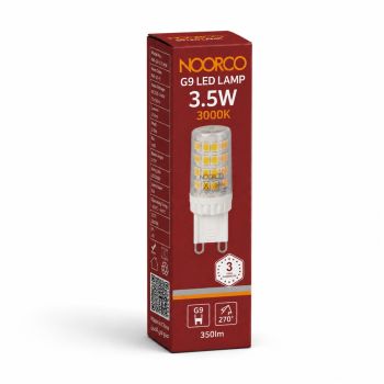 لمبة G9 LED بقدرة 3.5 واط ودرجة حرارة لون 3000K