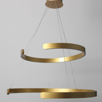 ثريا مودرن نحاسي متاحة بعدة مقاسات-80CM+60 CM