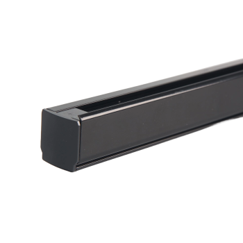 3 - Line Lighting Track Available in Multiple Sizes - Black - 1 Meter