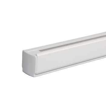 3 - Line Lighting Track Available in Multiple Sizes - White - 1 Meter