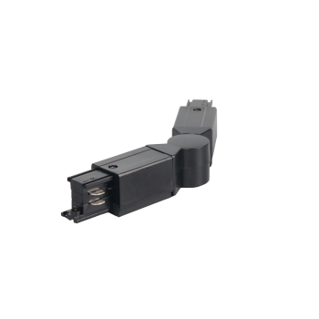 Articulated Connector for 3 - Line Track - Black