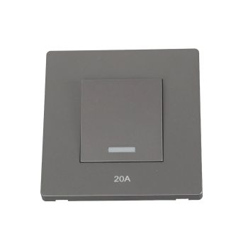 مفتاح سخان 20 امبير بيانو سعودي الصنع-gray