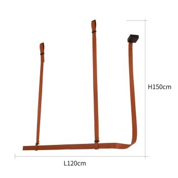 ثريا مودرن متاحة بعدة مقاسات -BROWN-120cm