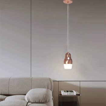 Bronze pendant lighting.