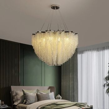 Classic chandelier, sold without bulbs.