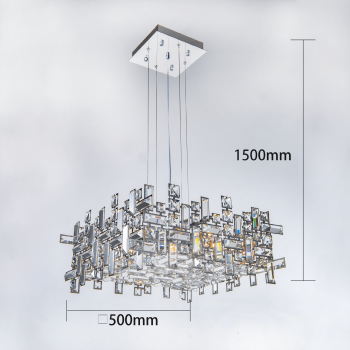 Classic Chandelier Without Bulbs - 50 cm