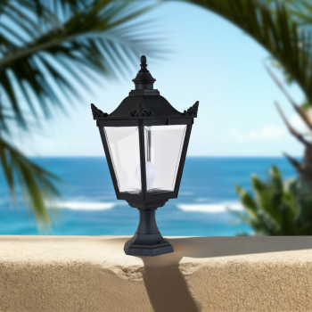 Black Classic Fence Lantern