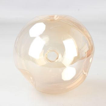 زجاج دائري مقاس 20 قاعدة E27 مقعر	-light amber
