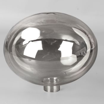 زجاج دائري مقاس 20 قاعدة E27 -gray