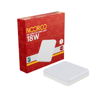 Square Thin Panel Surface 18W 3000K