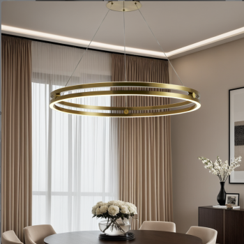 Modern Chandelier 55 W - Gold