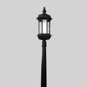 Garden Pole 1 meter black E27