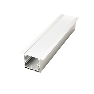Aluminum duct with cover 5cm and Depth 3.5cm submersible