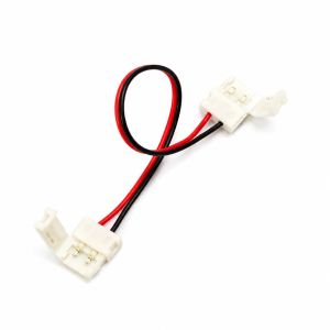 Connector with two directions cable