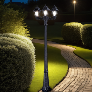 Triple garden pole 2.1 m  E27 Fumagali