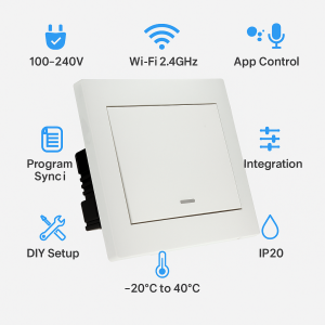 Echo Tech Smart Controller Garage - Wifi - White