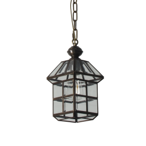 New Classic Copper & Bronze Outdoor Pendant Without Bulb - E27