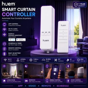 Echo Tech Smart Curtain Controller - Wifi - White