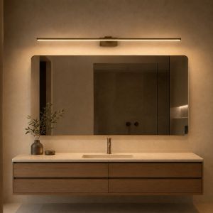 IP44جداري مودرن للمغاسل 1 متراسود