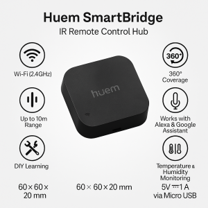 Echo Tech Smart Remote Controller - Wifi - Black	