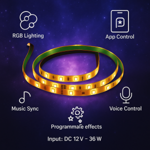Mishkat Tech Smart Strip Light 5 Meter - Wifi - Colored