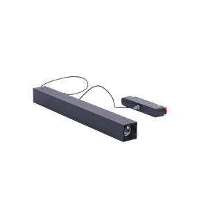 A 10-watt square magnetic track pendant light
