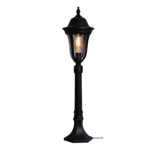 80cm garden pole black E27 without bulb
