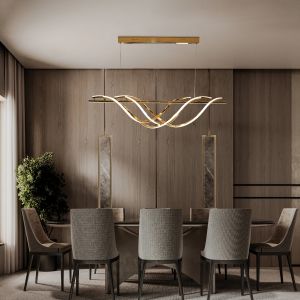 Modern Gold Chandelier, 30W