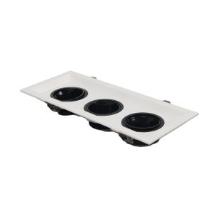 MR16 anti-glare triple havan frame