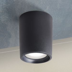 Round black ceiling light GX53 Fumagali - Italy 