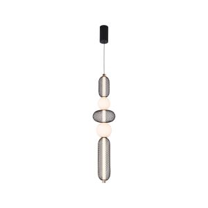 A modern hanging chandelier with a power of 28 watts