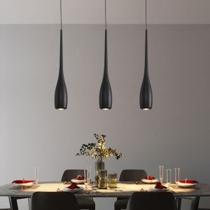 Modern black pendant lighting