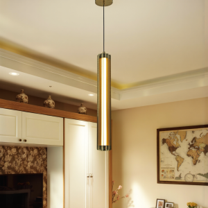 Gold Pendant Light – 3000K Warm White