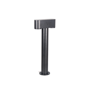 Garden pole 60 cm, two-way, black, without bulbs
