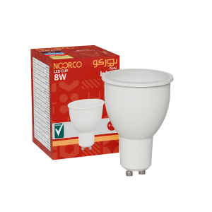 سبوت لايت نوركو 8 واط بقاعدة جيوتن وضوح لون 95