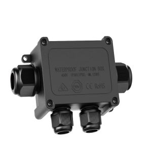 Square 4 port waterproof connector IP68