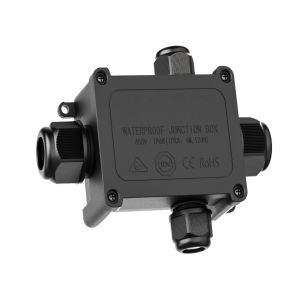 Square 4 port waterproof connector IP68