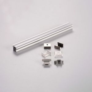 مجرى ألمنيوم مع غطاء 2.4 سم وعمق 1.5 سم